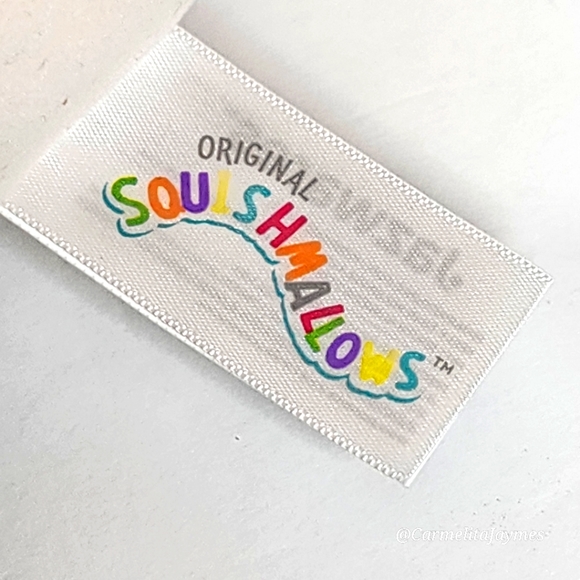 TAGHI 🐶 5" White, Blue & Purple Bull Terrier Dog Squishmallow NWT - Picture 8 of 8